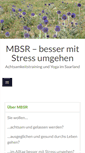 Mobile Screenshot of mbsr-saarland.de